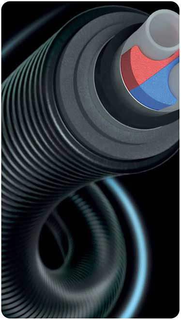 Pre-Insulated Pipe System - Afripex - Pex-A Pipe Systems in South Africa. Pex pipe fittings. Pure PEX pipe.