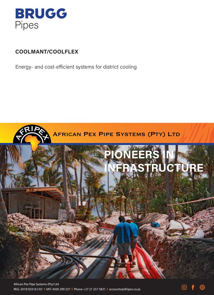 Coolflex Coolmant Sales Brochure - Afripex Piping Systems - Pex A pipe, fittings and expansion. Pure PEX Pipe. Plastic Pipe.